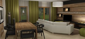 BYT 4kk - APARTMÁNY MEDVĚDÍN - Obývací pokoj (1) 